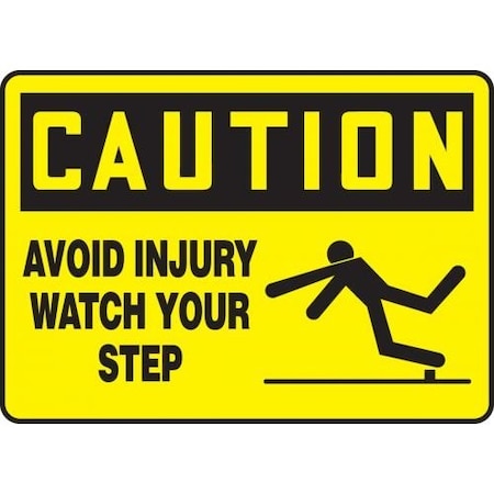 OSHA CAUTION Safety Sign AVOID MSTF617XL